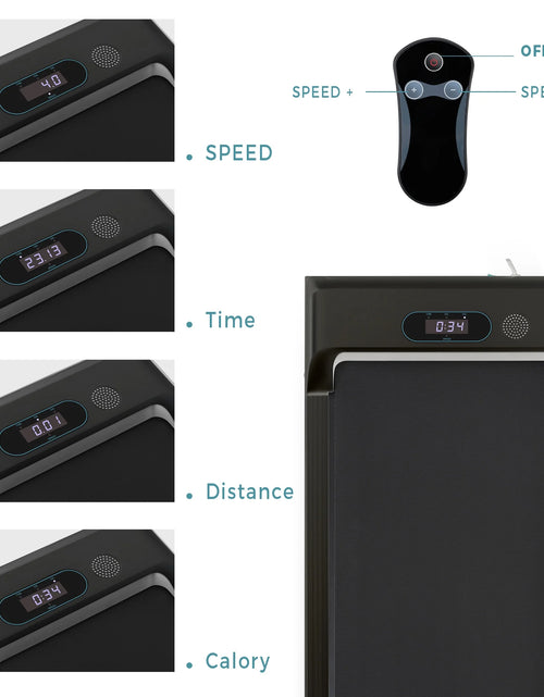 Load image into Gallery viewer, Walking Pad Treadmill, Electric Walking Treadmill Home Office, Remote Control Treadmill with 2 Modes, Workout Running Machine, Aerobic Sports Fitness Equipment Compact Treadmill
