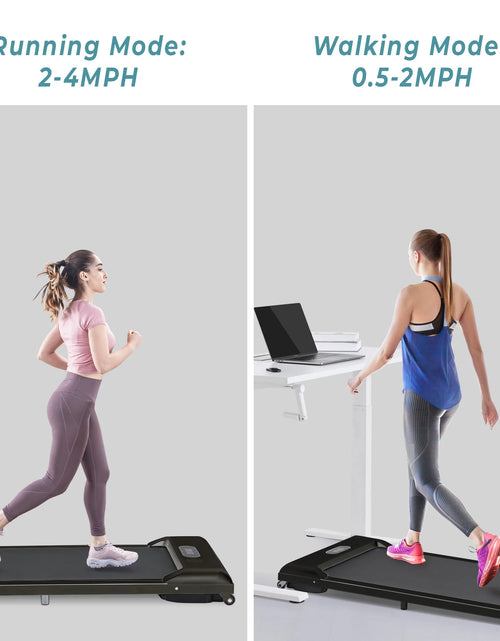 Load image into Gallery viewer, Walking Pad Treadmill, Electric Walking Treadmill Home Office, Remote Control Treadmill with 2 Modes, Workout Running Machine, Aerobic Sports Fitness Equipment Compact Treadmill
