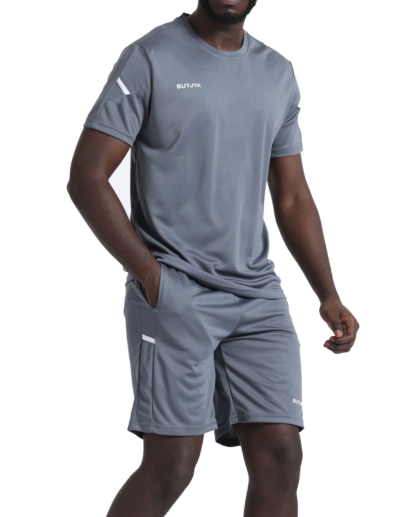3Pack Men'S Workout Set Gym Clothes Active Shorts Shirt Set for Running Basketball Football and Daily Life,Size S-3XL