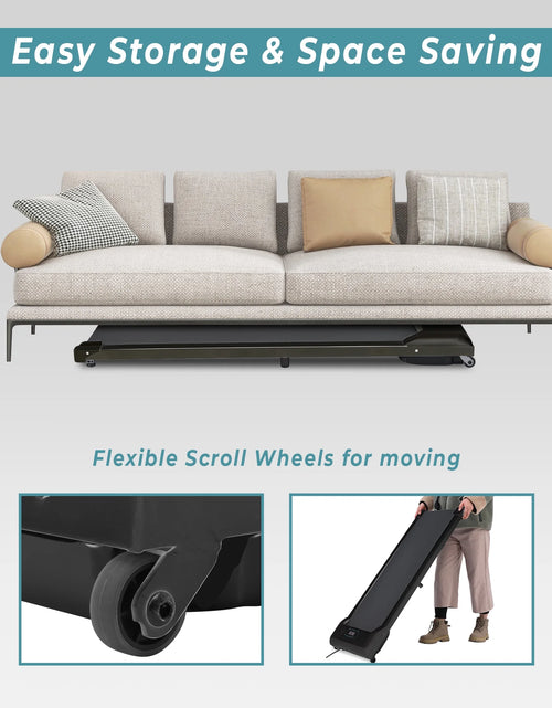 Load image into Gallery viewer, Walking Pad Treadmill, Electric Walking Treadmill Home Office, Remote Control Treadmill with 2 Modes, Workout Running Machine, Aerobic Sports Fitness Equipment Compact Treadmill
