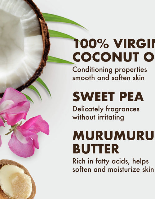 Load image into Gallery viewer, Baby Wash and Shampoo with 100% Virgin Coconut Oil, Sweet Pea &amp; Murumuru, 13 Fl Oz
