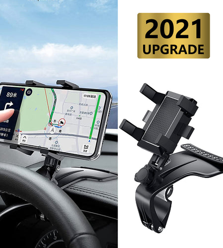 Universal Car Phone Holder Mount 360 Degree Rotation Dashboard Cell Phone Holder