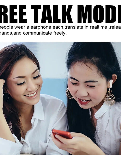 Load image into Gallery viewer, Translator Earbuds 144 Languages Real Time Online Offline Translation Earphones
