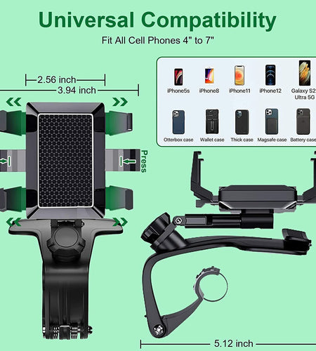 Universal Car Phone Holder Mount 360 Degree Rotation Dashboard Cell Phone Holder